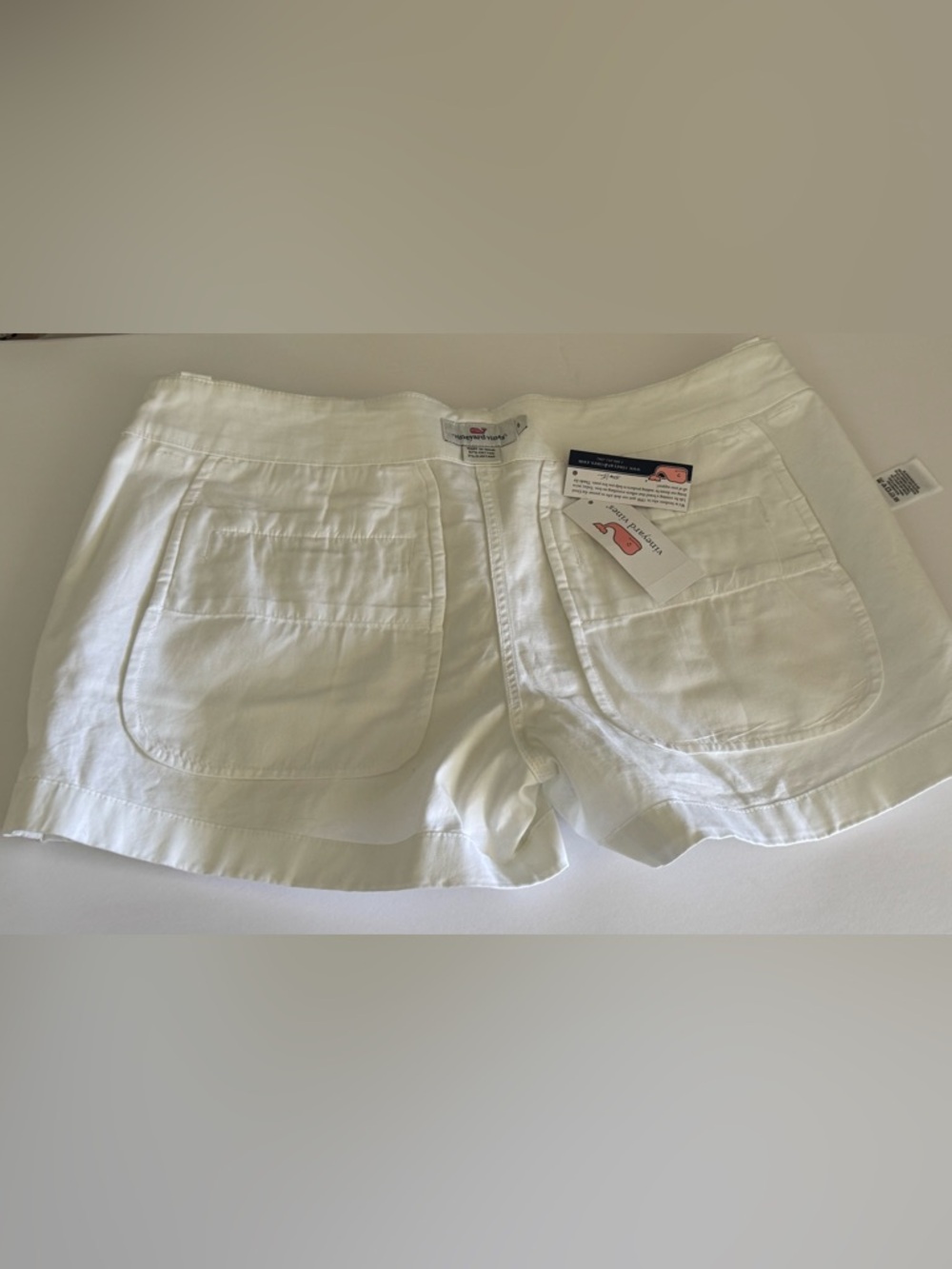 Vineyard Vines White Women's Chino Shorts - Picture 3 of 10
